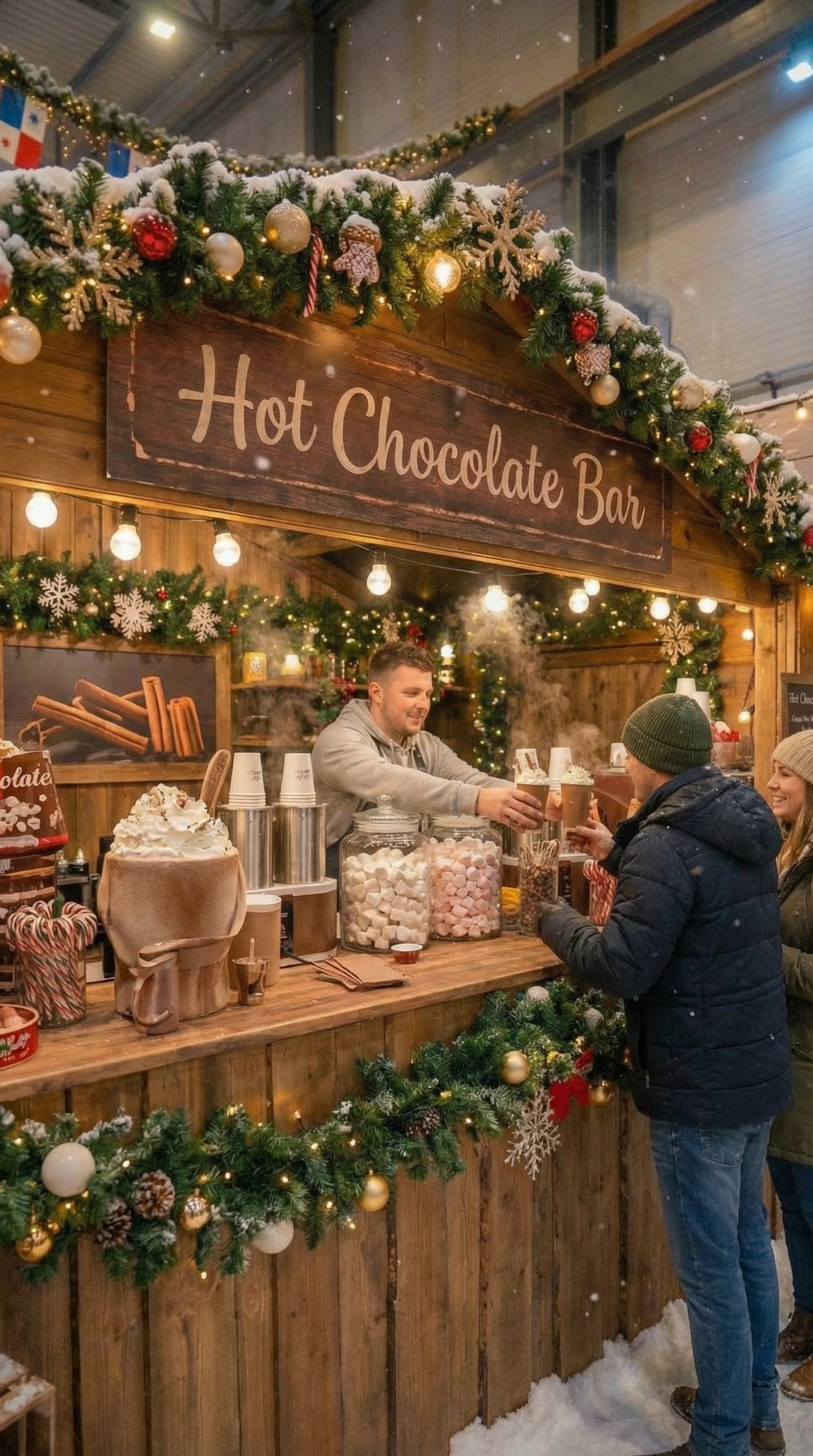 Food trucks y chocolate caliente